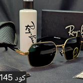 شكل سداسي تريندي بعدسات زجاج uv400