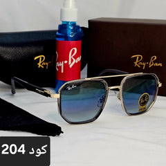 نظارة شمس ريبان خماسي بعدسات زجاج UV400