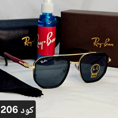 نظارة شمس ريبان خماسي بعدسات زجاج UV400