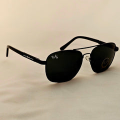 نظارة ريبان مربعة بعدسات دايموند وذراع رابر