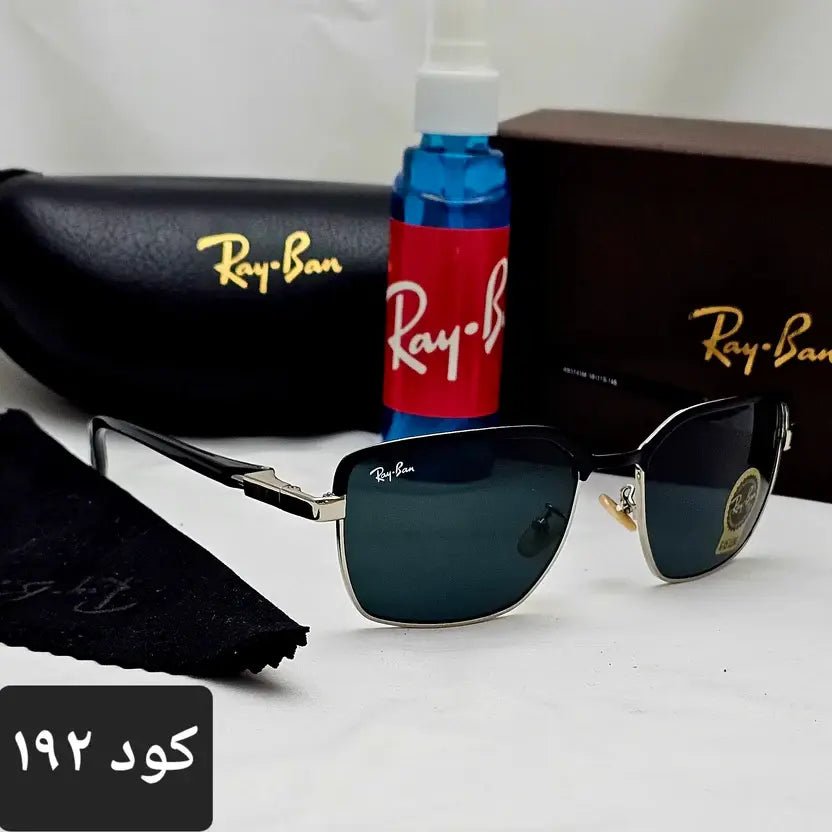 ريبان اسكوير تريندي 2026 - Brother Storeنظارة شمس بعدسات زجاج او بلورايز من اختيارك بتوفرلك حماية من اشعة الشمس وكمان شياكة ملهاش حدود بتيجي بالعلبة وجراب وكتالوج ومنديل وعبوة لتنظيف العدسات