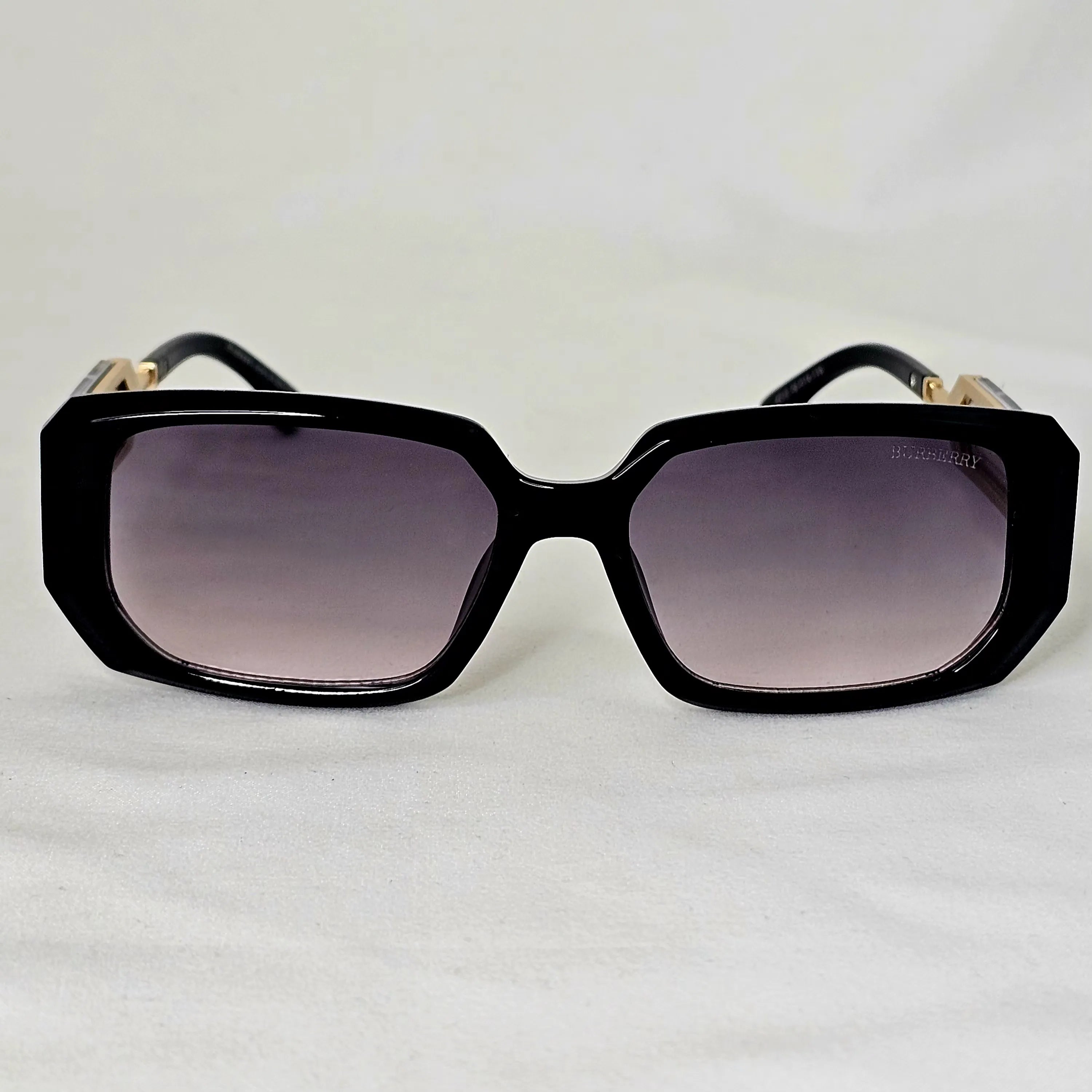Burberry Check Detail Square Sunglasses