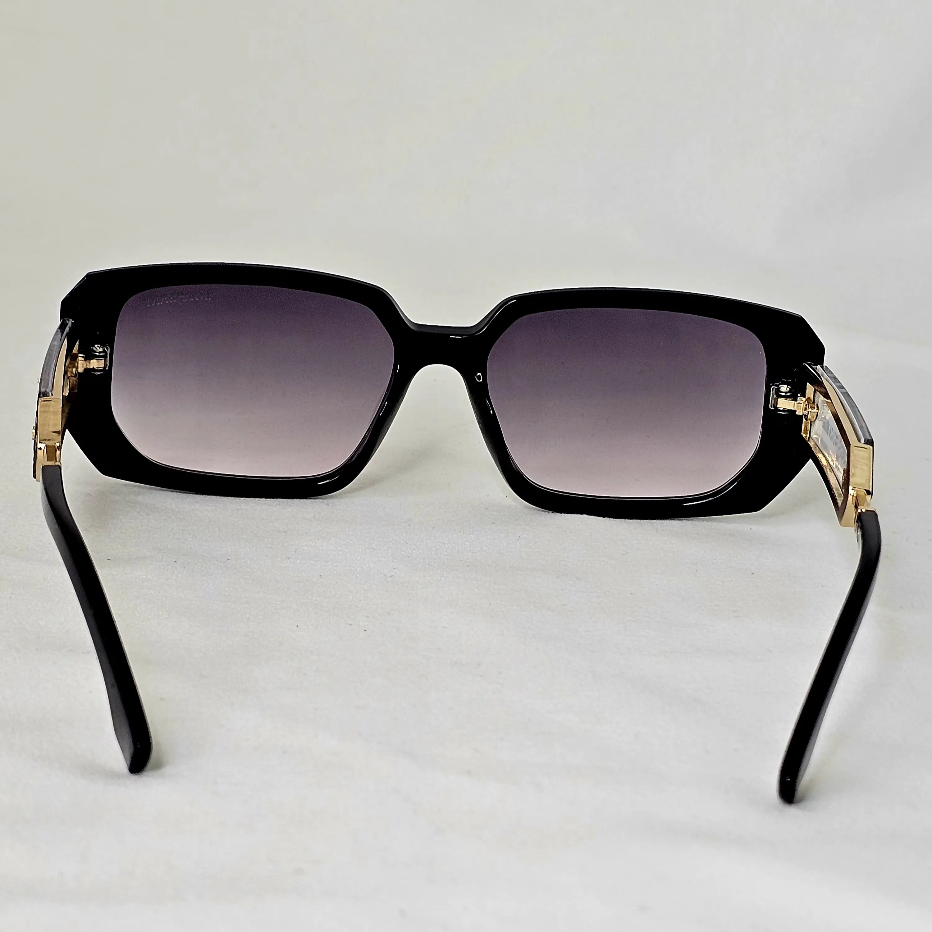 Burberry Check Detail Square Sunglasses