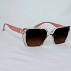 Burberry Crystal Monogram Cat-Eye Sunglasses.