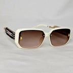 Burberry Check Detail Square Sunglasses