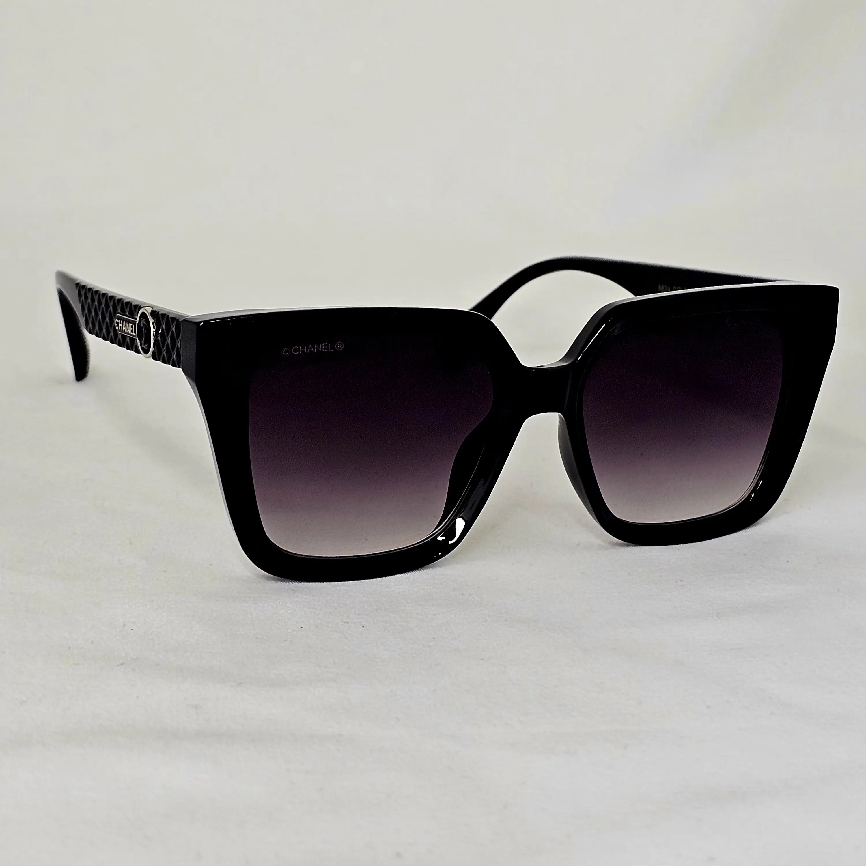 Chanel Python Chain Square Sunglasses.