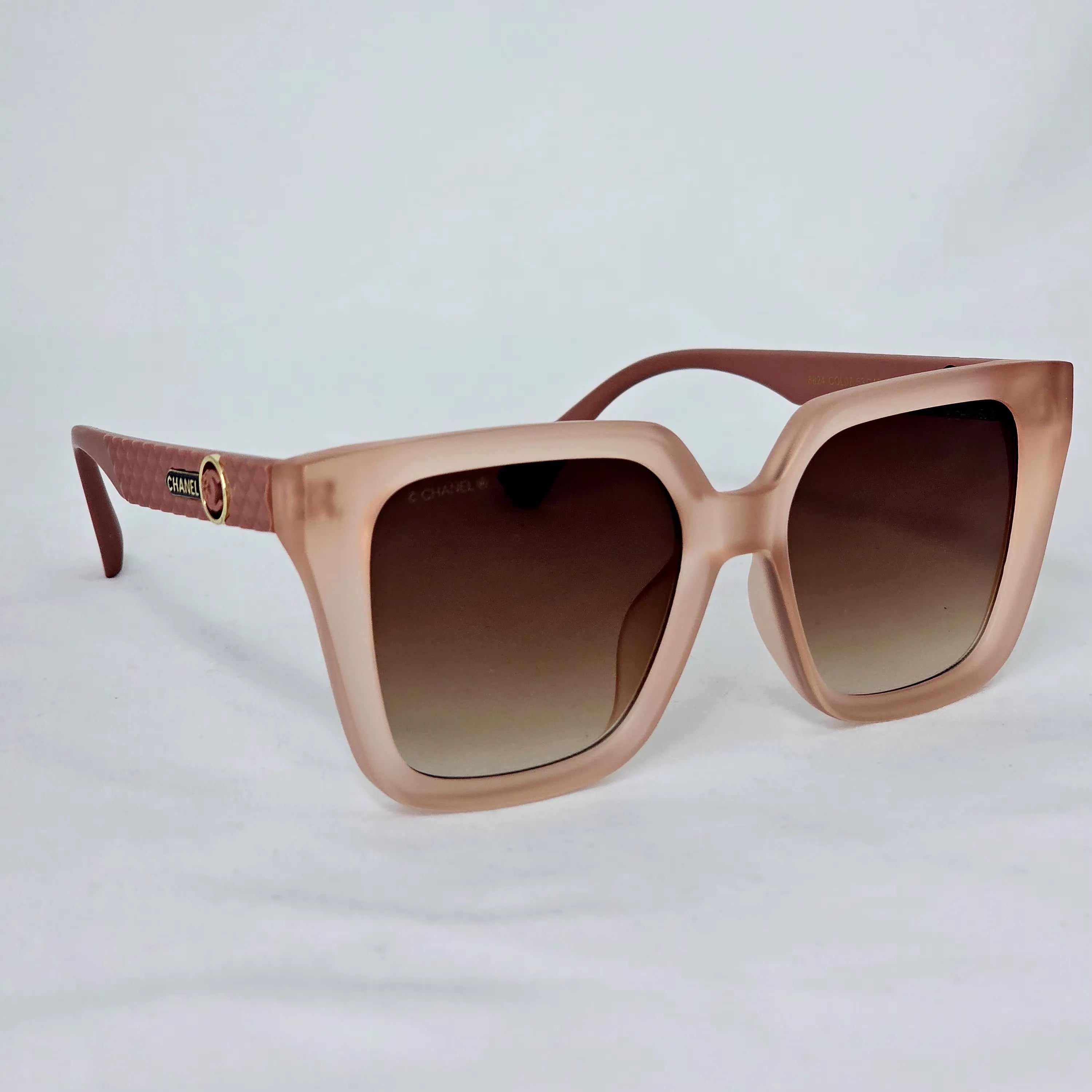 Chanel Python Chain Square Sunglasses.