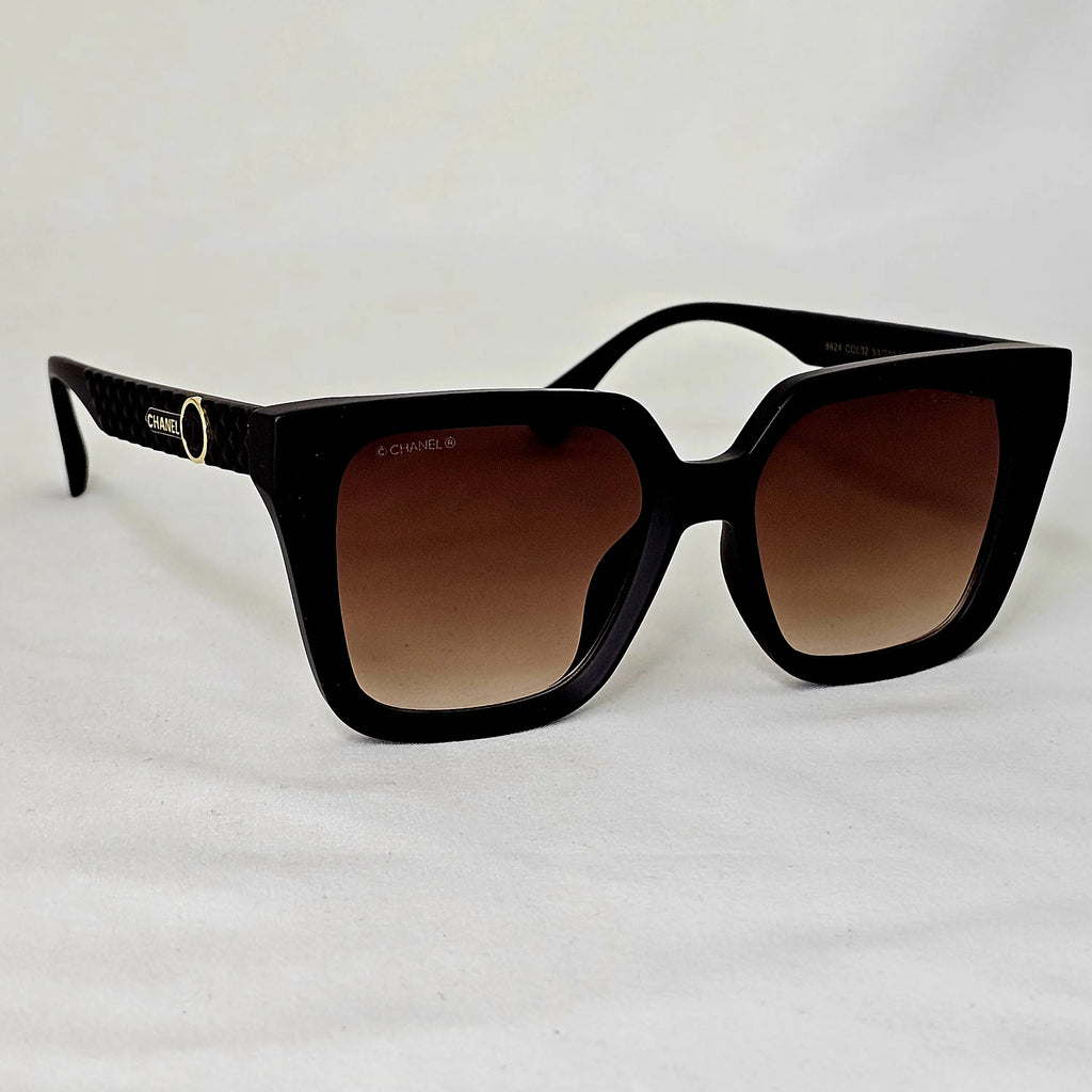Chanel Python Chain Square Sunglasses.