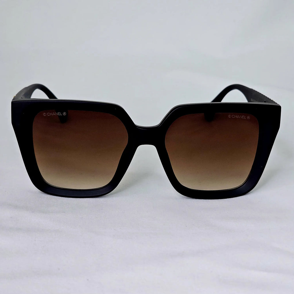 Chanel Python Chain Square Sunglasses.