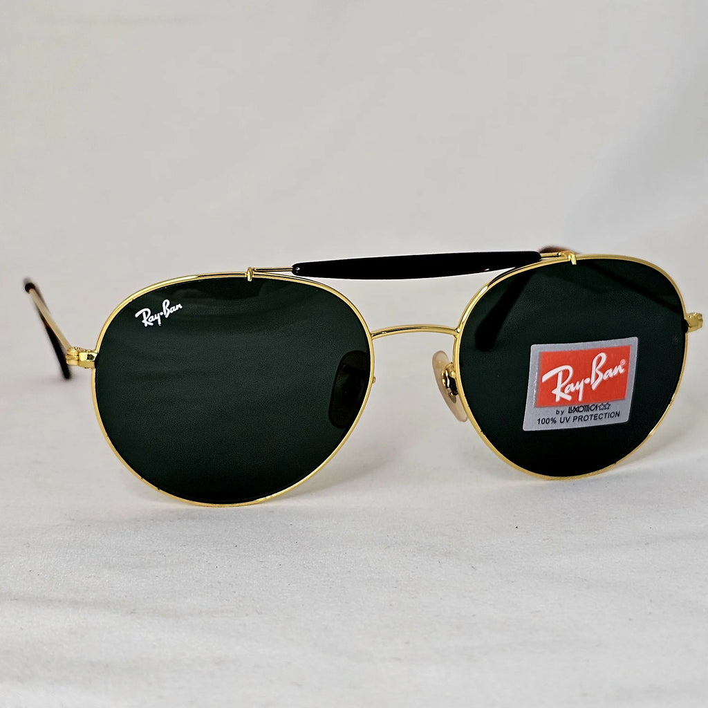 Ray-Ban Round Outdoorsman - Amber Mirror Gold