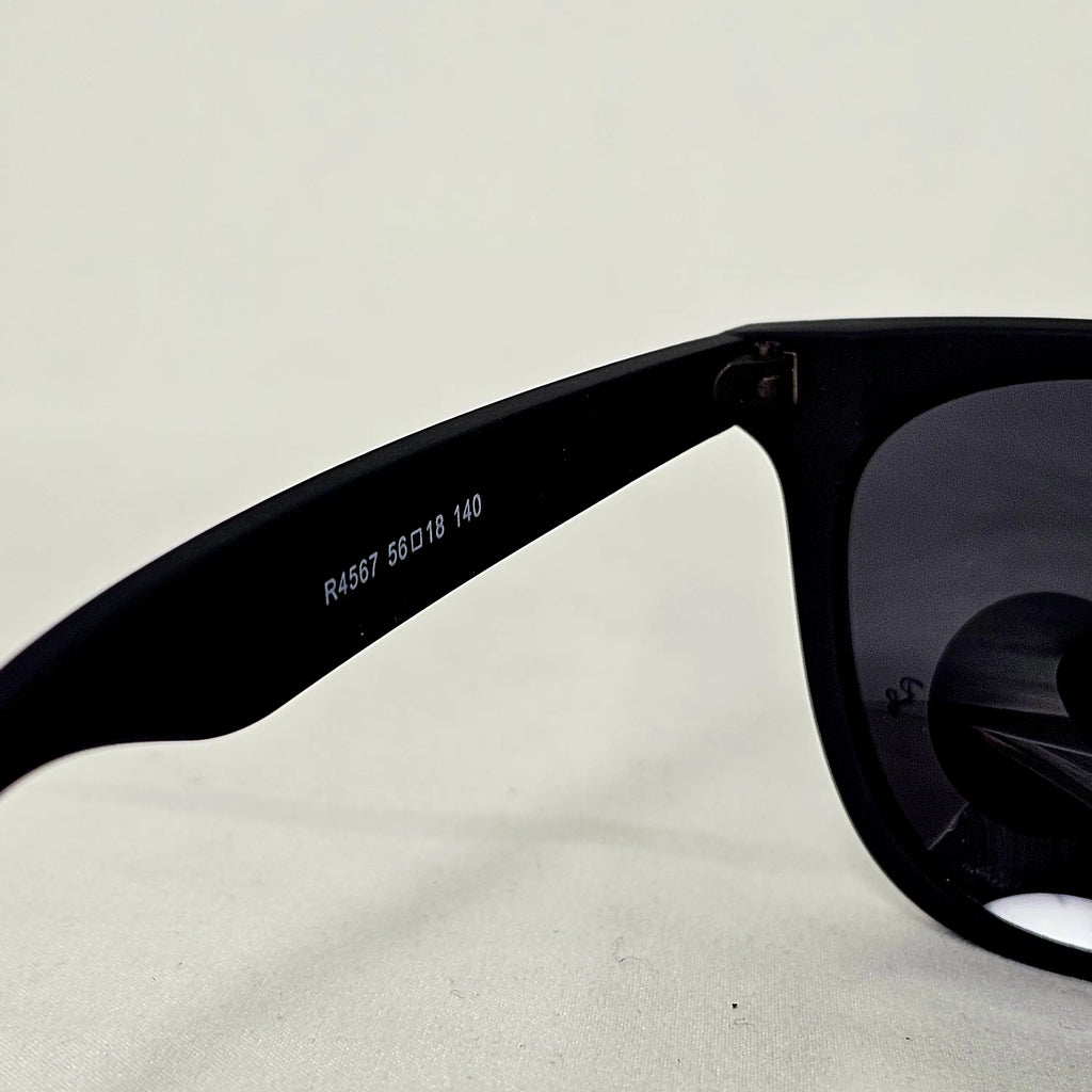 نظارة ري بان R4567 Polarized - تصميم "أوفر سايز" عصري بعدسات بولارايزد وحماية UV400