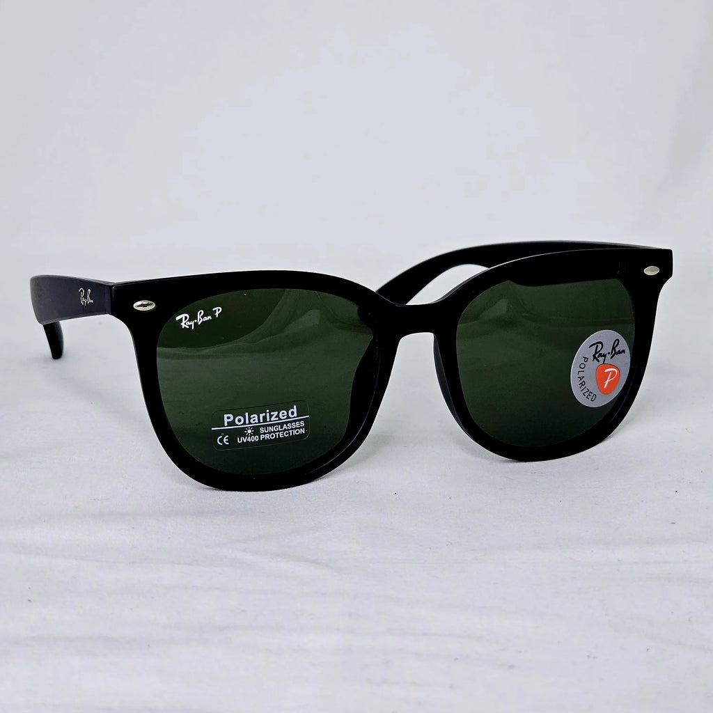 نظارة ري بان R4567 Polarized - تصميم "أوفر سايز" عصري بعدسات بولارايزد وحماية UV400