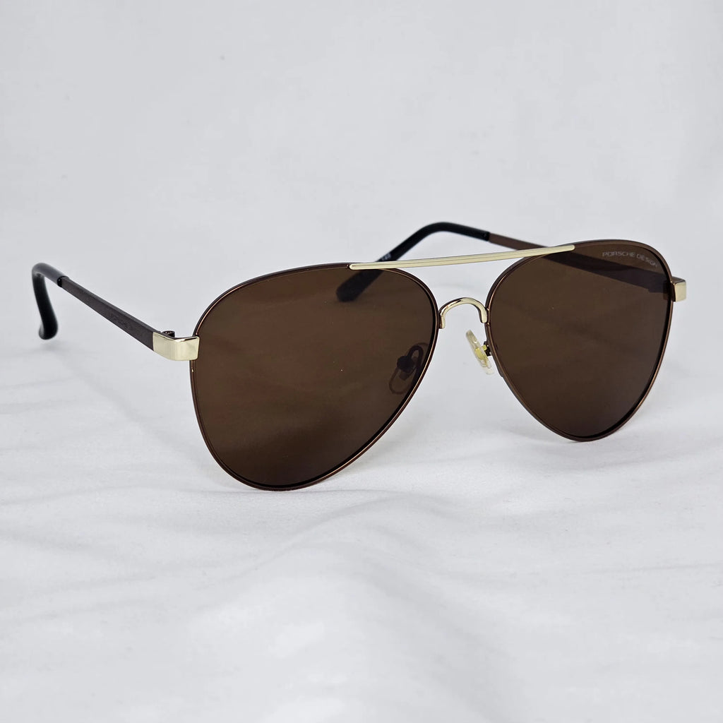 Porsche Design Aviator Style Sunglasses