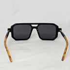 Bold Flat-Top Hexagon Sunglasses