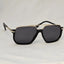Vegas Black on Flame - Bold Square Sunglasses