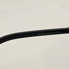 Vegas Black on Flame - Bold Square Sunglasses