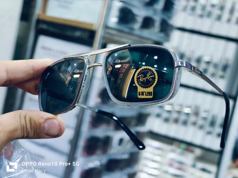 نظارة ريبان مستطيلة 2026 - Brother Storeنظارة شمس بعدسات زجاج او بلورايز من اختيارك بتوفرلك حماية من اشعة الشمس وكمان شياكة ملهاش حدود بتيجي بالعلبة وجراب وكتالوج ومنديل وعبوة لتنظيف العدسات