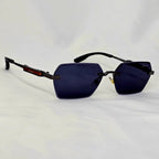 Cartier-Inspired Rimless Geometric Sunglasses