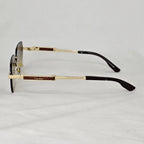 Cartier-Inspired Rimless Geometric Sunglasses